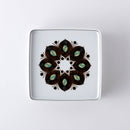 錆絵木の葉紋 角型ふたもの(大)