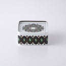 錆絵木の葉紋 角型ふたもの(小)