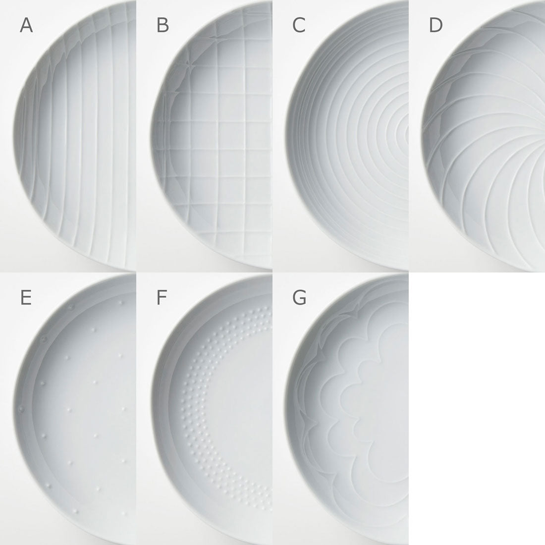 シェル 大盛皿 白磁 | 白山陶器直営オンラインストア