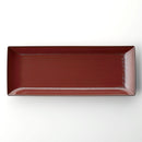 SHIHOU 長角盛付皿 鉄赤