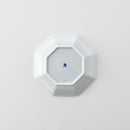 染付地紋 八角取皿 唐草