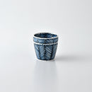 染付地紋 そば薬味皿 矢羽根