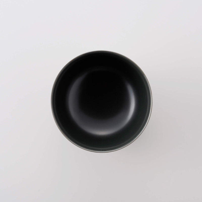 すわん 汁碗(大) チャコールグレイマット