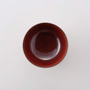 すわん 汁碗(大) 鉄赤