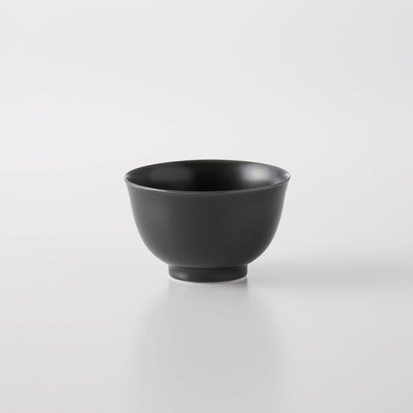 すわん 汁碗(小) チャコールグレイマット