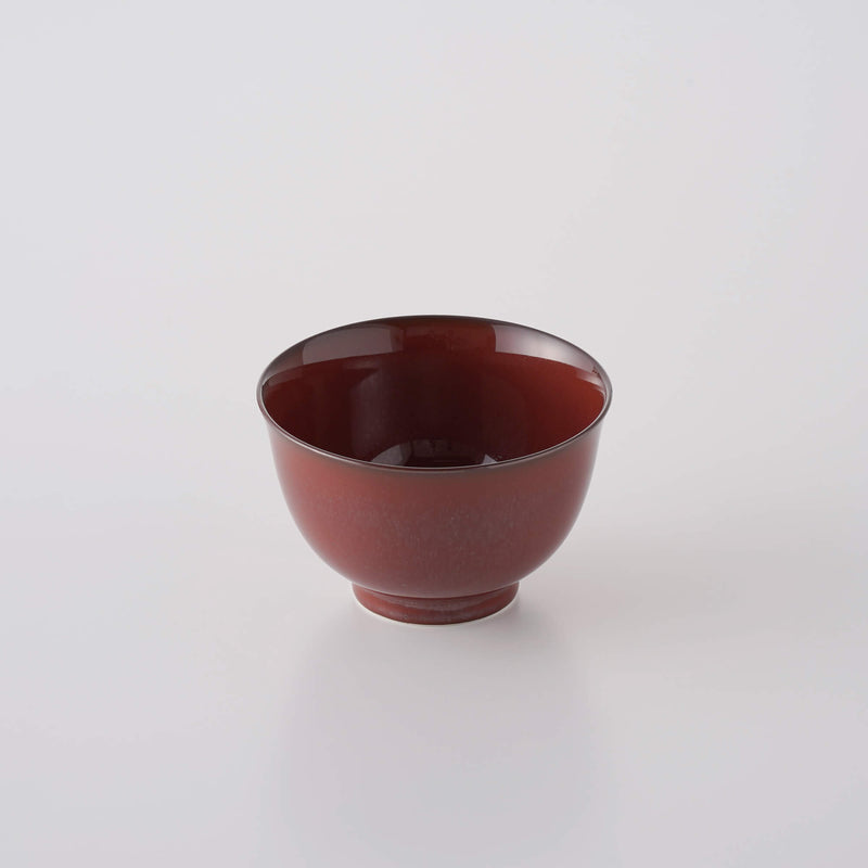 すわん 汁碗(小) 鉄赤