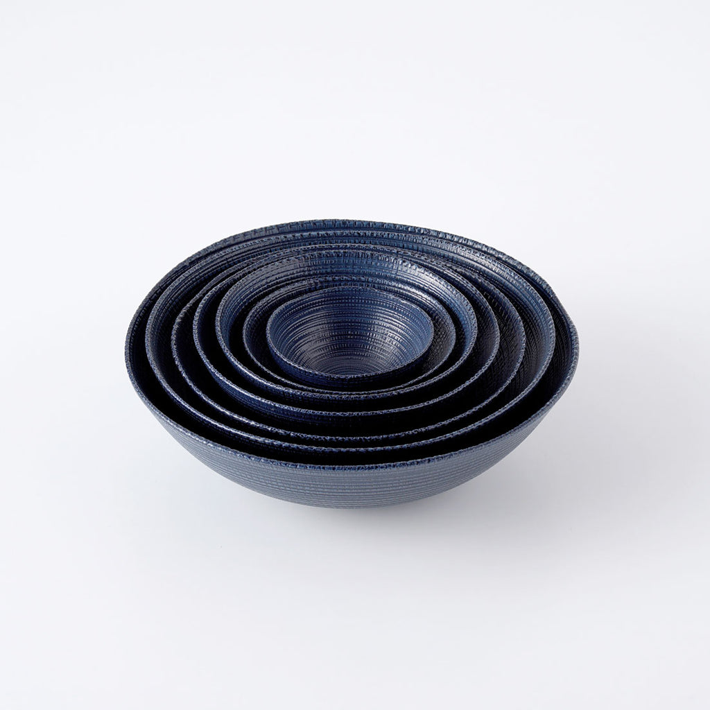 うず潮 多用鉢 青 | 白山陶器直営オンラインストア