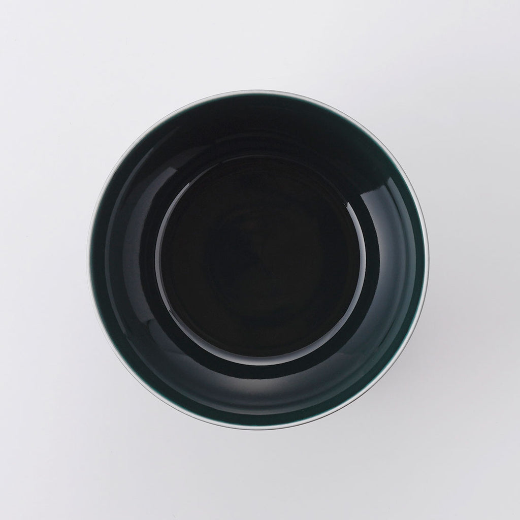 ビスタ 深鉢(大) 深緑 | 白山陶器直営オンラインストア