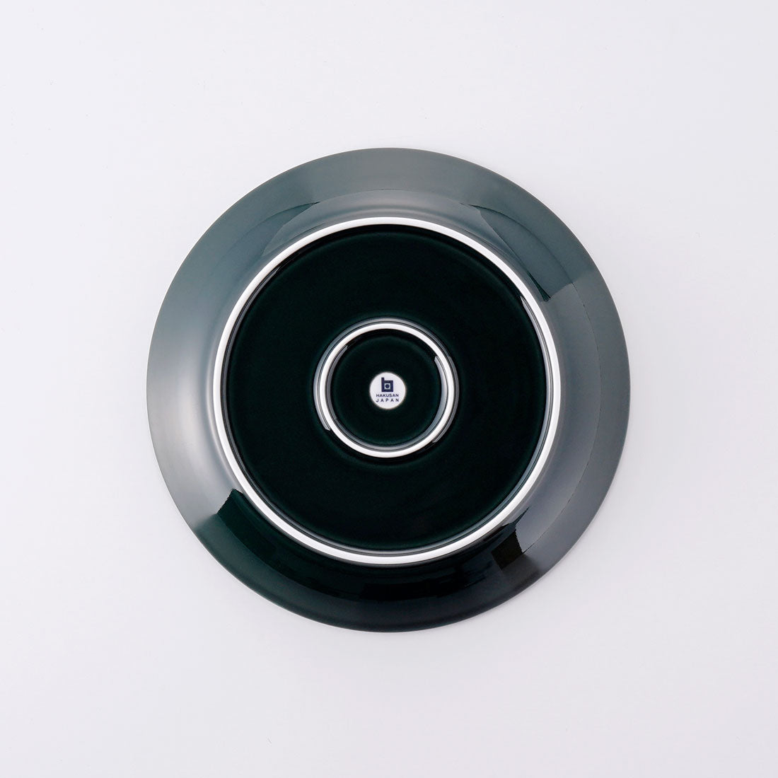 ビスタ プレート(M) 深緑 | 白山陶器直営オンラインストア