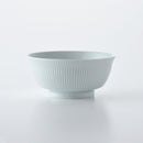 よしず彫 6寸めん丼 青白釉