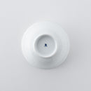 よしず彫 丼 白磁