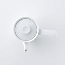 よしず彫 急須 白磁