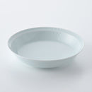 よしず彫 盛鉢 青白釉