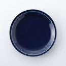 よしず彫 菜皿 つや紺