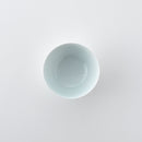 よしず彫 飯碗 青白釉