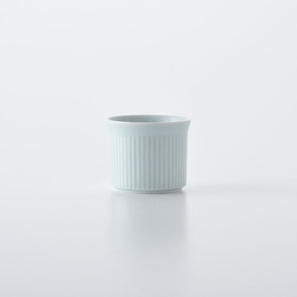 よしず彫 煎茶 青白釉