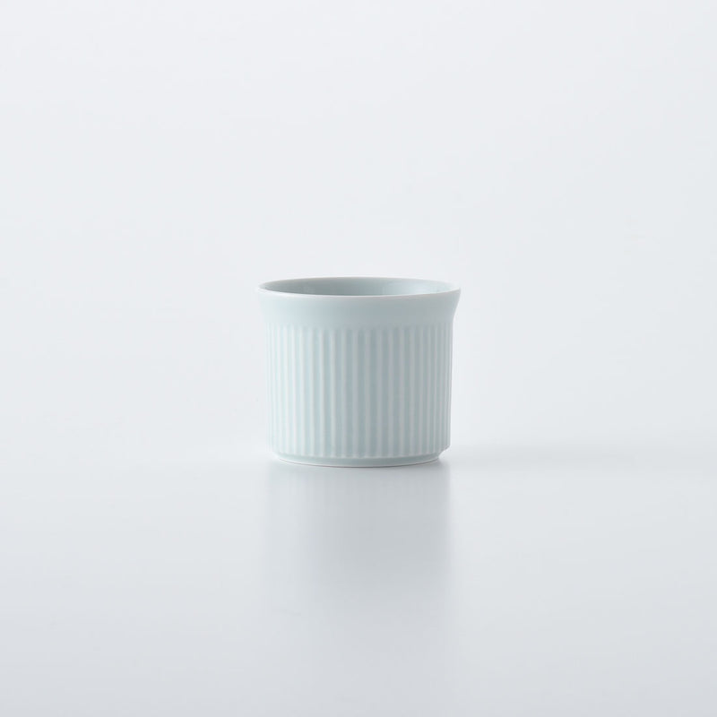 よしず彫 煎茶 青白釉