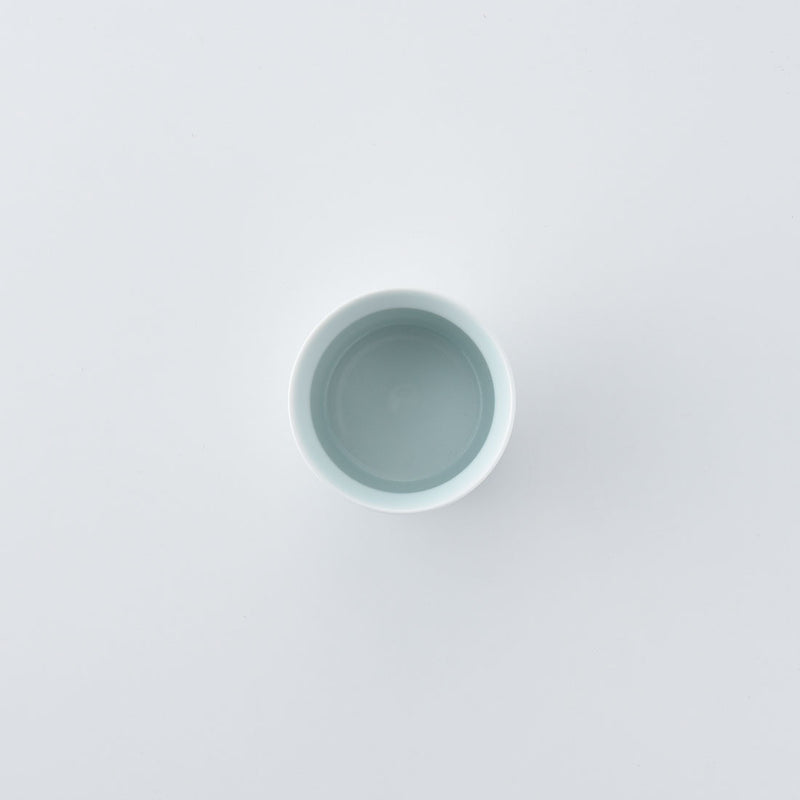 よしず彫 煎茶 青白釉